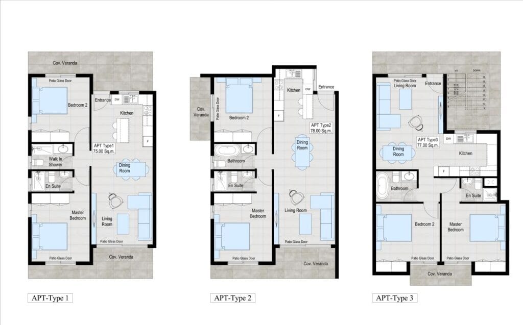 Apartment Types Plans