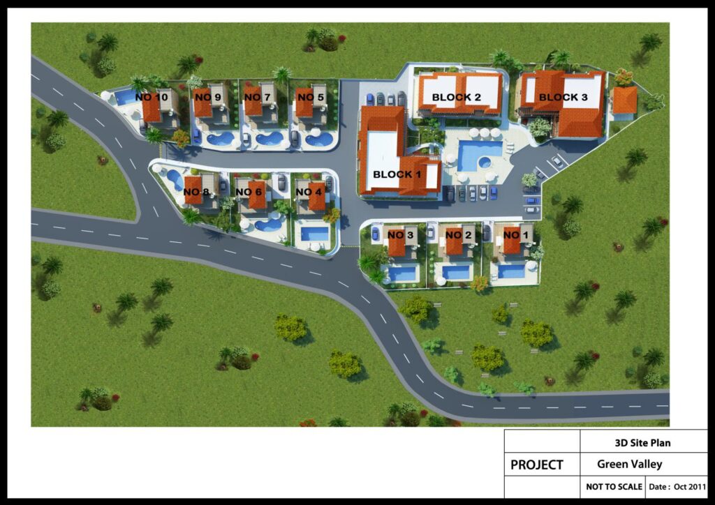 Green Valley Colour Site Plan