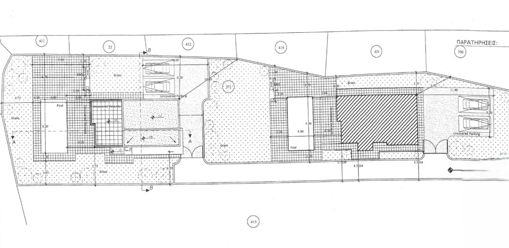 Pomos Seaview Villa ,site Plan