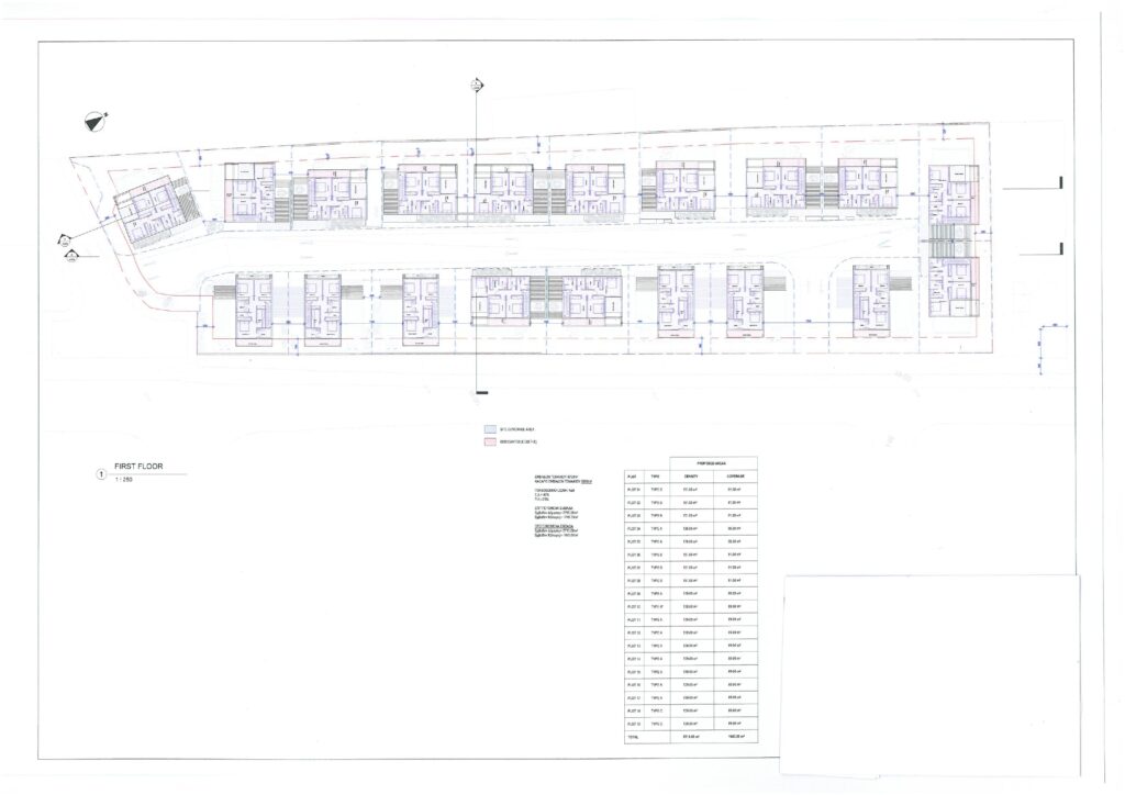 OASIS HOMES SITE PLAN FIRST FLOOR
