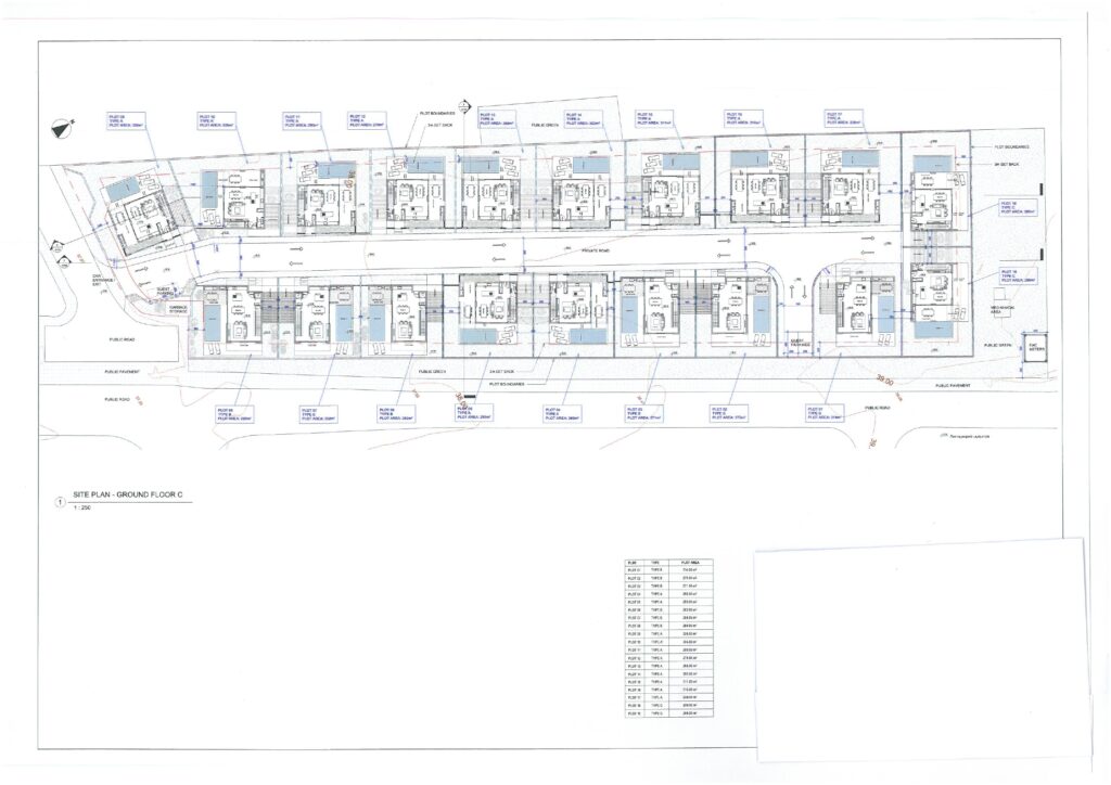 OASIS HOMES SITE PLAN GROUND FLOOR