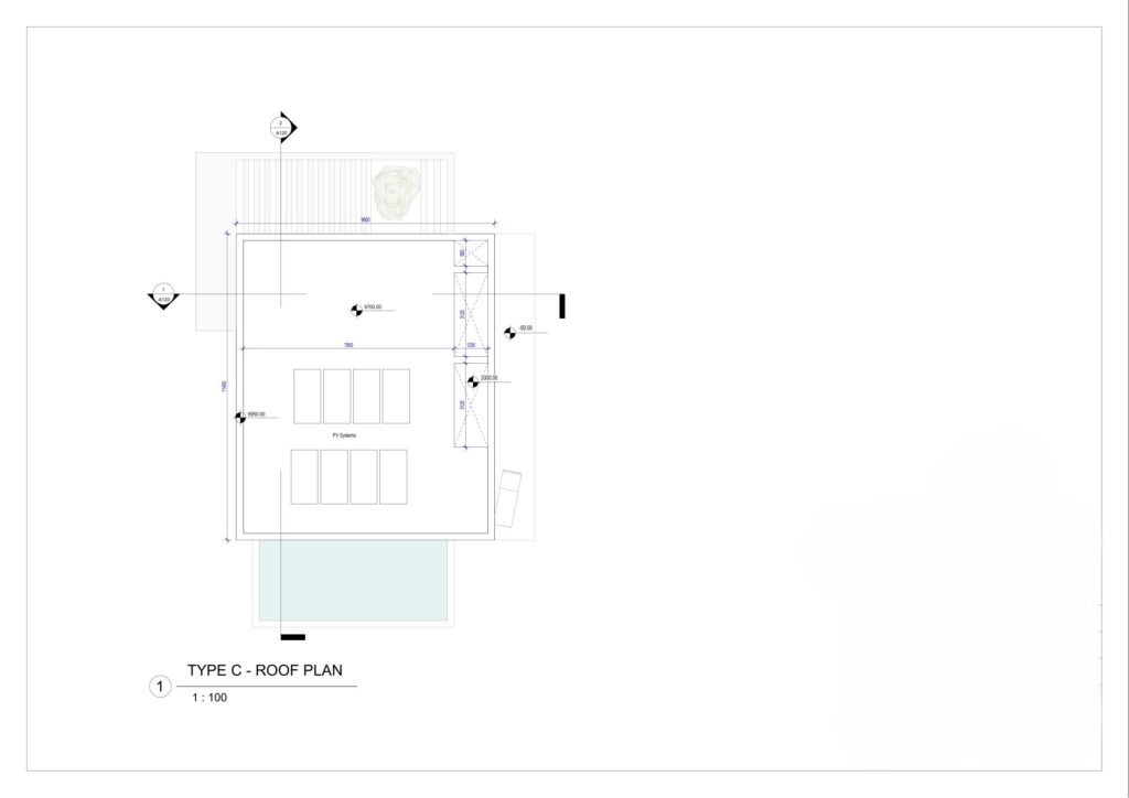 TYPE C – ROOF PLAN